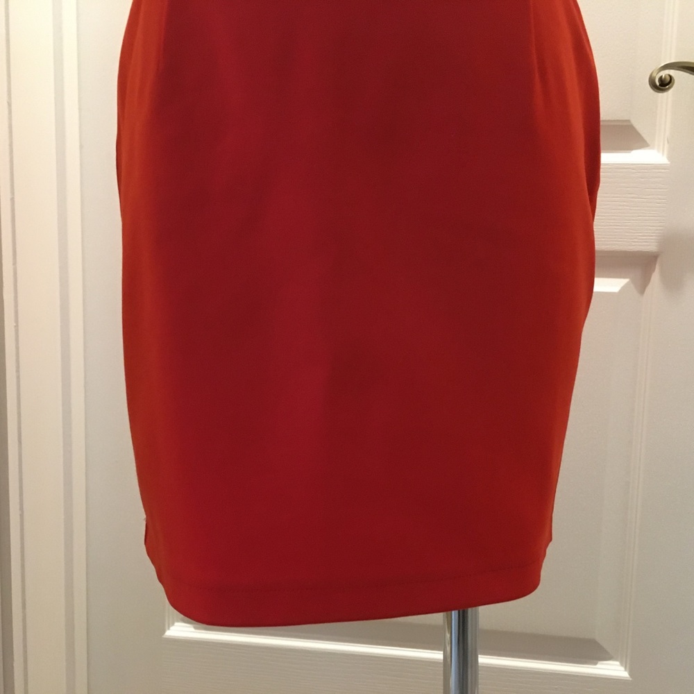 ❤️NEW MOSCHINO❤️Jeans Red Mini Skirt Vintage VTG New Authentic - Picture 6 of 12